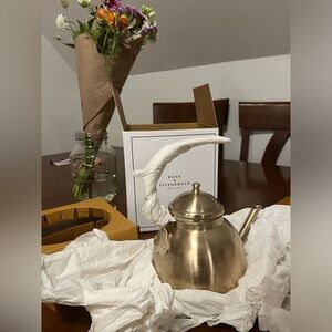 Rose & Fitzgerald Brushed Gold Kettle